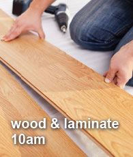 Wood and Laminate at 10am