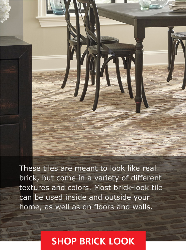 Brick Floor Decor Brick Look