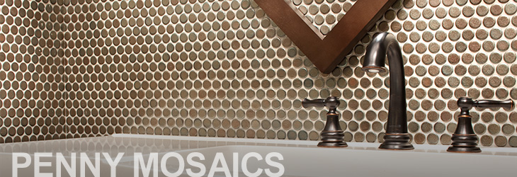 Penny Mosaics Floor Decor